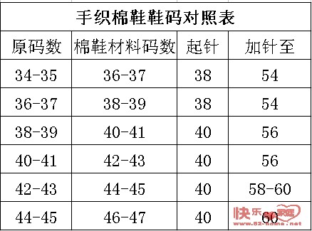 手织棉鞋教程